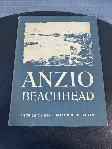 Anzio Beachhead Historical Division 1944 Vintage Paperback Book with Maps