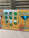 Martini Blueprints on Canvas