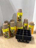 (B) Jiffy Pots And Seed Starter — 100 Pieces