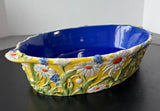 Temptations Daisy Figural Floral Large Oval Baker