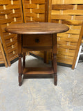 Petite Oval Table with Drawer