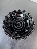 Black Fenton Hobnail Creative Glass Candle Bowl (2 AVAILABLE—PRICED INDIVIDUALLY AT $25 EACH)