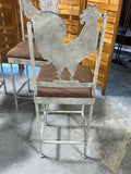 Chicken Bar Stools, Set of 4