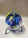 Kitras Art Glass Suncatcher Ball With Stand