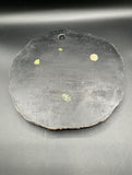 Glow In The Dark Vintage Halloween Black Cat Garden Stepping Stone Or Wall Hanging