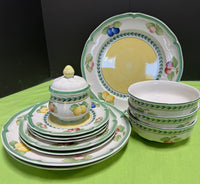 12-Piece Villeroy & Boch Germany French Garden Porcelain Set