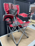 Embark Red Folding Camp Chair w/Carry Bag