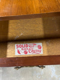 Henkel Harris Solid Cherry Pair of Pembroke End Tables with Single Drawer