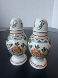 Villeroy & Boch Alt Amsterdam Floral Large Salt & Pepper Shakers (D)