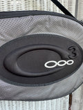 Prince Q3 Silver Triple Threat Oversized Tennis Racquet with Case
