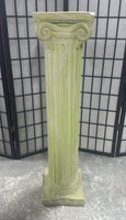 Plaster Column Plant Stand