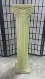 Plaster Column Plant Stand