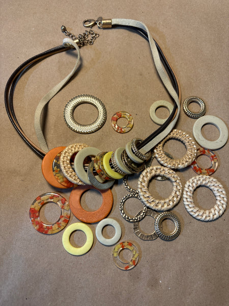 Design Your Own Necklace with Multiple Circle Pendants