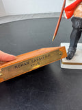 Rohan Cavalerie Van Gerdinge Sitzendorf Porcelain French Soldier with Wooden Base & Box