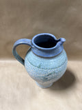 Studio Pottery Blue Pitcher - Signed