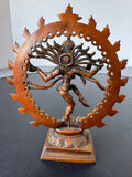 Bronze Vintage Shiva Nataraja Hindu Statue