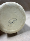 Handpainted Floral Stoneware Dish