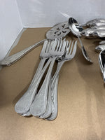 Large Lot Of Wallace Stainless Steel Flatware — 74 Pieces