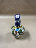Small Handpainted Crimped Vase