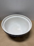 Large Crate And Barrel Sponge Stoneware Mixing Bowl