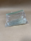 Lot Of 23 Clear Glass Seashell Stirrers