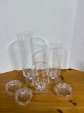 Set Of 3 Apothecary Jars