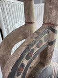 Bambara Heavyweight Wooden Antelope  Dance Headdress AS IS (READ DESCRIPTION CAREFULLY)