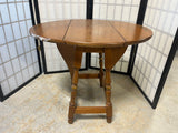 Petite Drop Leaf Side Table, Hitchcock Style