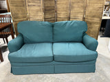 Sherrill Love Seat, dark green