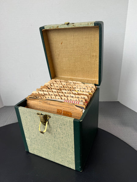 Assorted Lot of Vintage 45RPM Vinyl in Eagle Lock Case