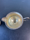 2-Piece Hamilton Sterling Silver Weighted Creamer & Sugar