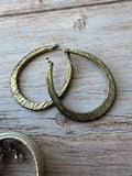 (I) Pair of Silver Tone Earrings