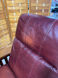 Mission Style Leather Reclining Chair