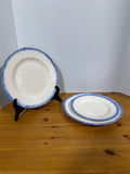 Hartley Greens Shell Blue Plates With Box - Set Of 3