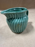 Small Greenish Swirl Pottery Creamer // 2 Available // *** PRICED INDIVIDUALLY ***