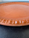 Platypus Pottery Glazed Terra Cotta Round Tray