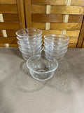 Clear Plastic Bowls, Set of 10