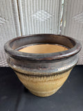XL Drip Glazed Pottery Planter