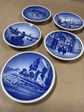 Set Of 5 Mini Wall Plates