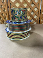 K- Christmas Ribbon Lot, 3 rolls