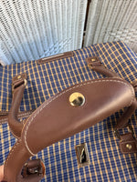 (A) London Fog Kensington Plaid Collection Wheeled Club Bag