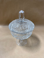 Heavy Crystal Pedestal Candy Dish