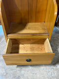 Wooden Gun Rack with Drawer