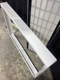 White Wooden Mountable TV Frame with Hardware
