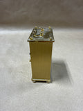 Small Brass Staiger Clock - West Germany - NOT TESTED