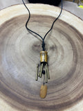 Wind Chime Pendant on Satin Cord