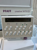 PFAFF Creative 1475 CD Sewing Machine with Foot Pedal, Accessories, Manuals & Case