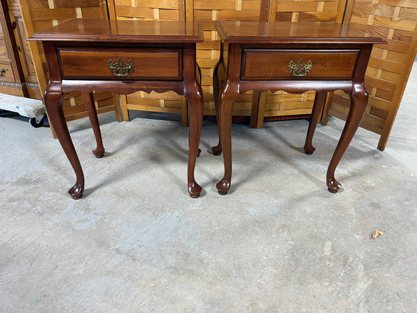 Queen Anne Style Side Tables (2)