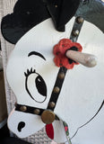 White Wooden Vintage Rocking Horse