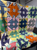 Hodge Podge Patchwork Hand Made Quilt